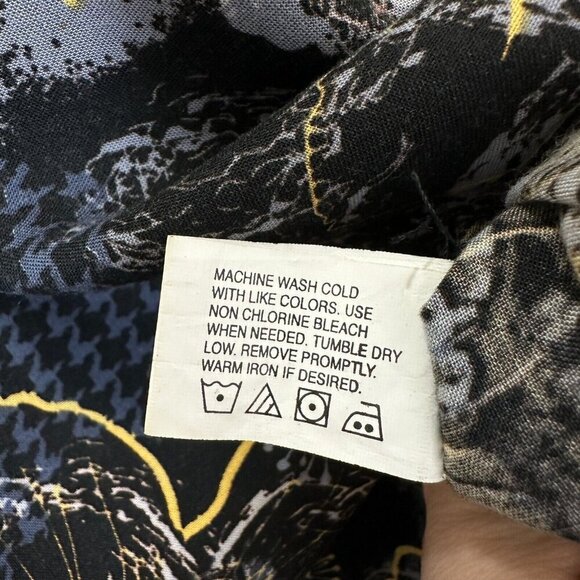 2/$30 Caribbean Blues Mens Hawaiian Button Down Shirt Size XL Blue Beach Surfer - Picture 9 of 11